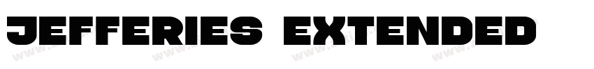 Jefferies Extended字体转换